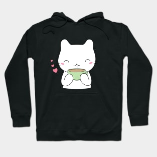 Cute Coffee Cat T-Shirt Hoodie